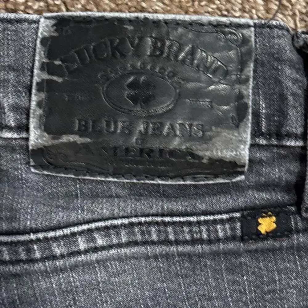 Lucky Brand Rebel Super Skinny Jeans, Gray Washed Denim, Size 32x32‎